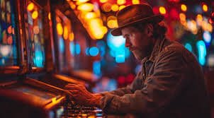 mmr game APP ဖြင့် မိုဘိုင်းဖုန်းပေါ် စလော့ ကစားနေသောမြင်ကွင်း